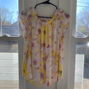 Lauren Conrad floral blouse